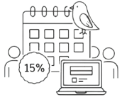 Early bird discounts