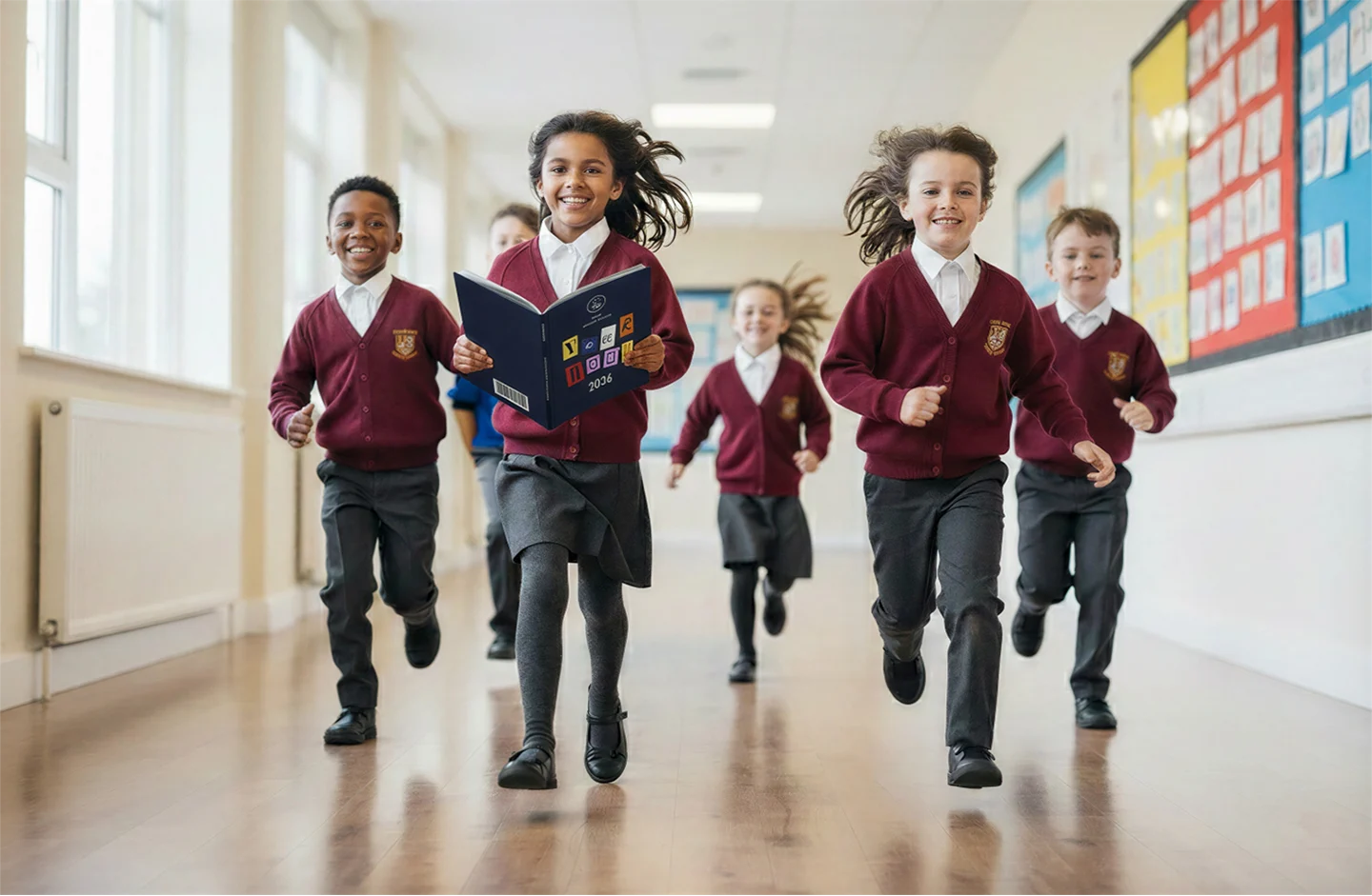 Primary School yearbook students